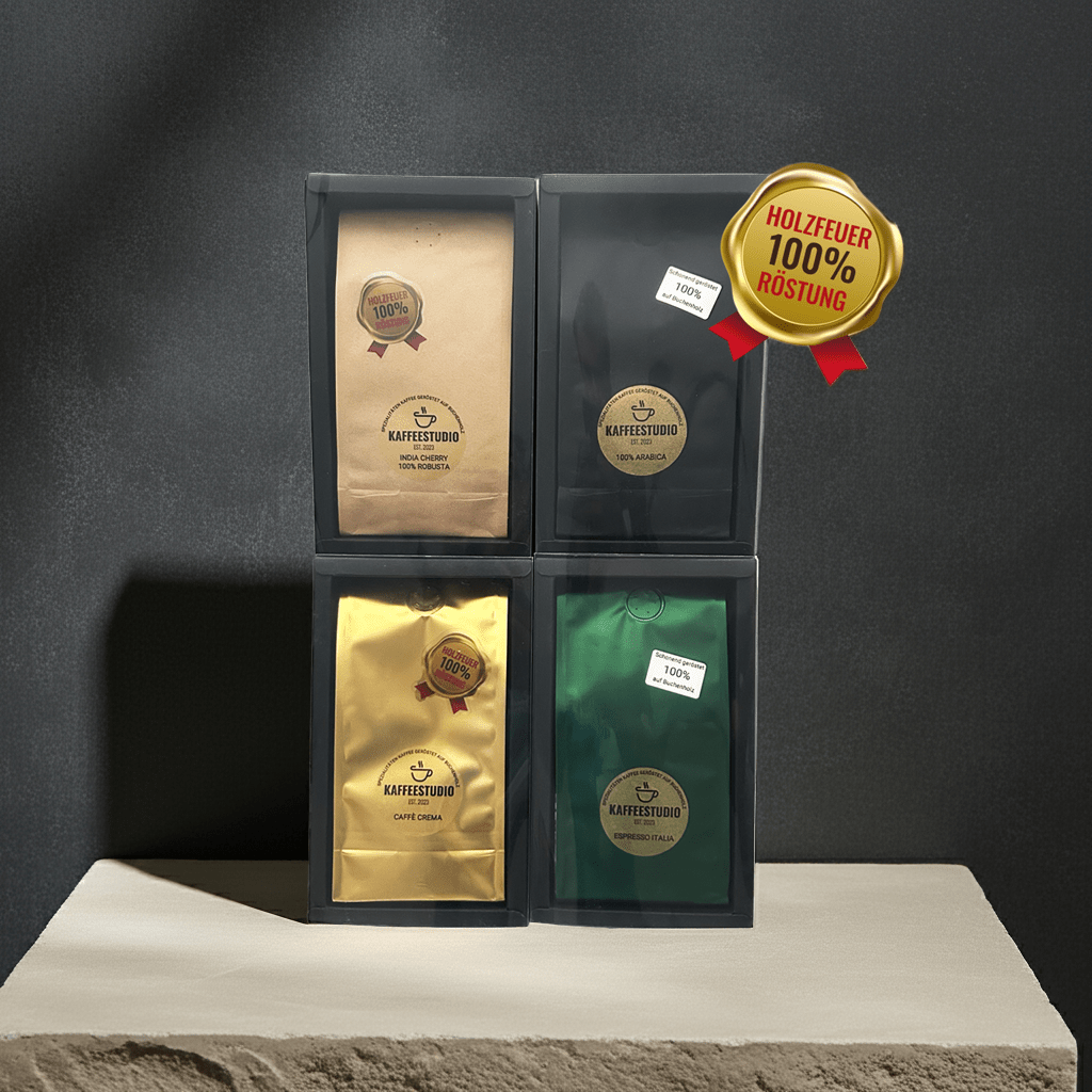 Probierpaket 'Kaffeestudio Bestseller' 4x 250g Geschenkbox - Kaffeestudio Shop